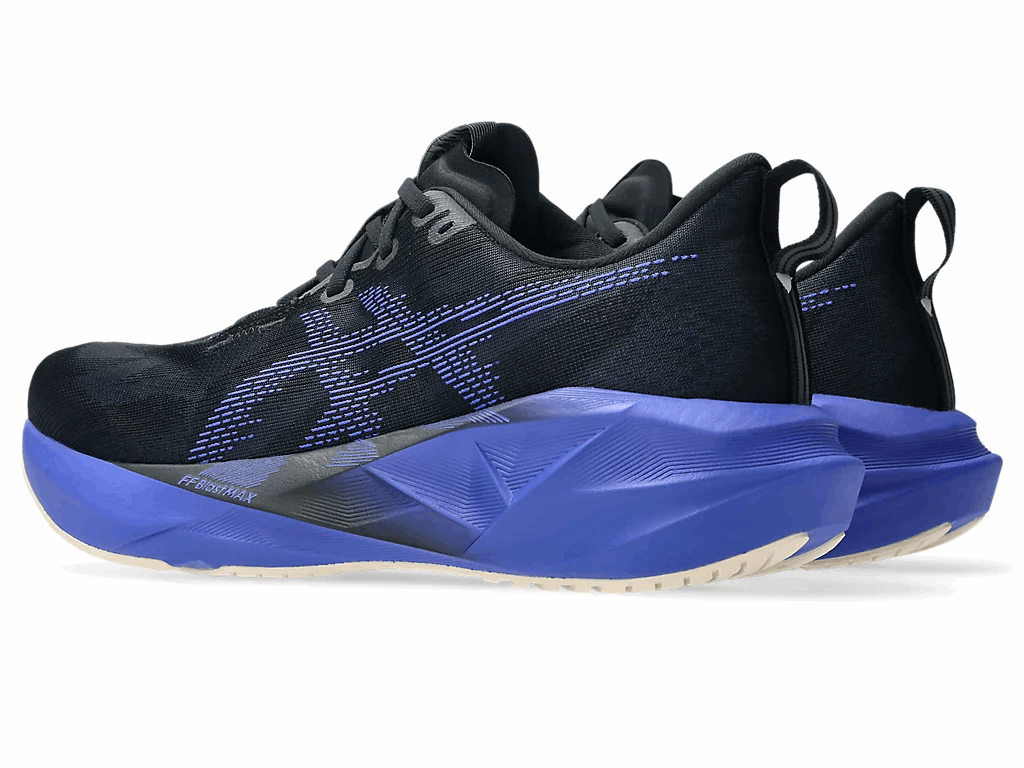 ASICS Novablast 5 Wide Men's Running Shoes In Black Cobalt Burst - Island Run Club