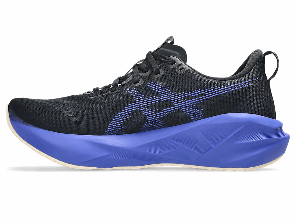 ASICS Novablast 5 Wide Men's Running Shoes In Black Cobalt Burst - Island Run Club