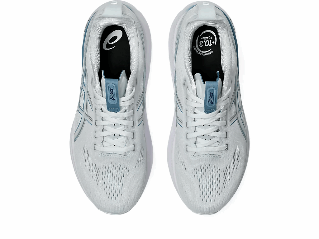 ASICS Gel-Kayano 32 Wide Men's Running Shoes In Arctic Blue Pure Silver - Island Run Club