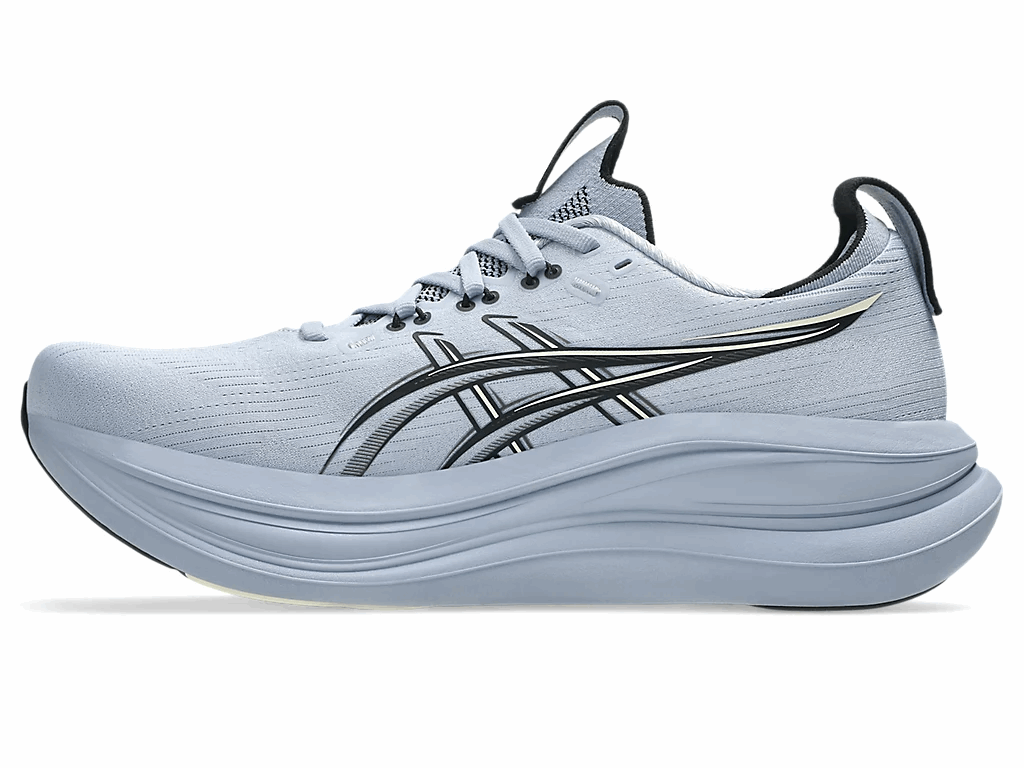 ASICS Gel-Nimbus 28 Men's Running Shoes In Grey Blue Black - Island Run Club