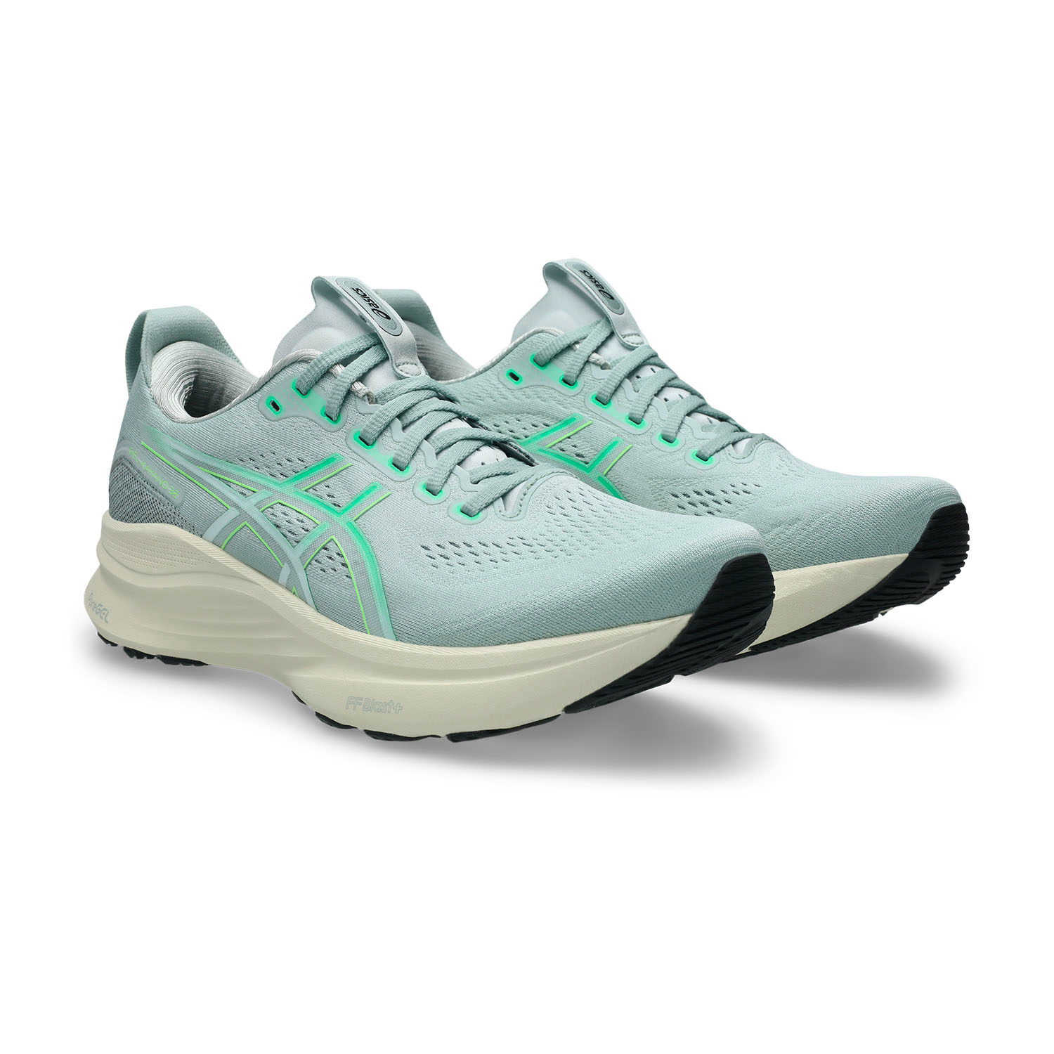 ASICS Men Gel-Kayano 32 Wide - Cold Moss / Vital Green display picture 3