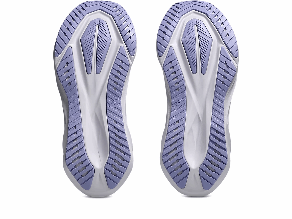 ASICS Novablast 5 Wide Women's Running Shoes In White Lilac Hint - Island Run Club