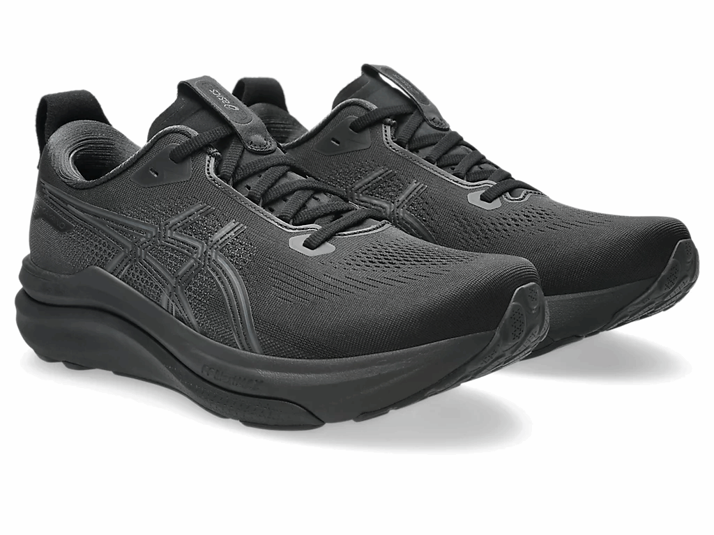 ASICS Gel-Kayano 33 Wide Men's Running Shoes In Black Black - Island Run Club