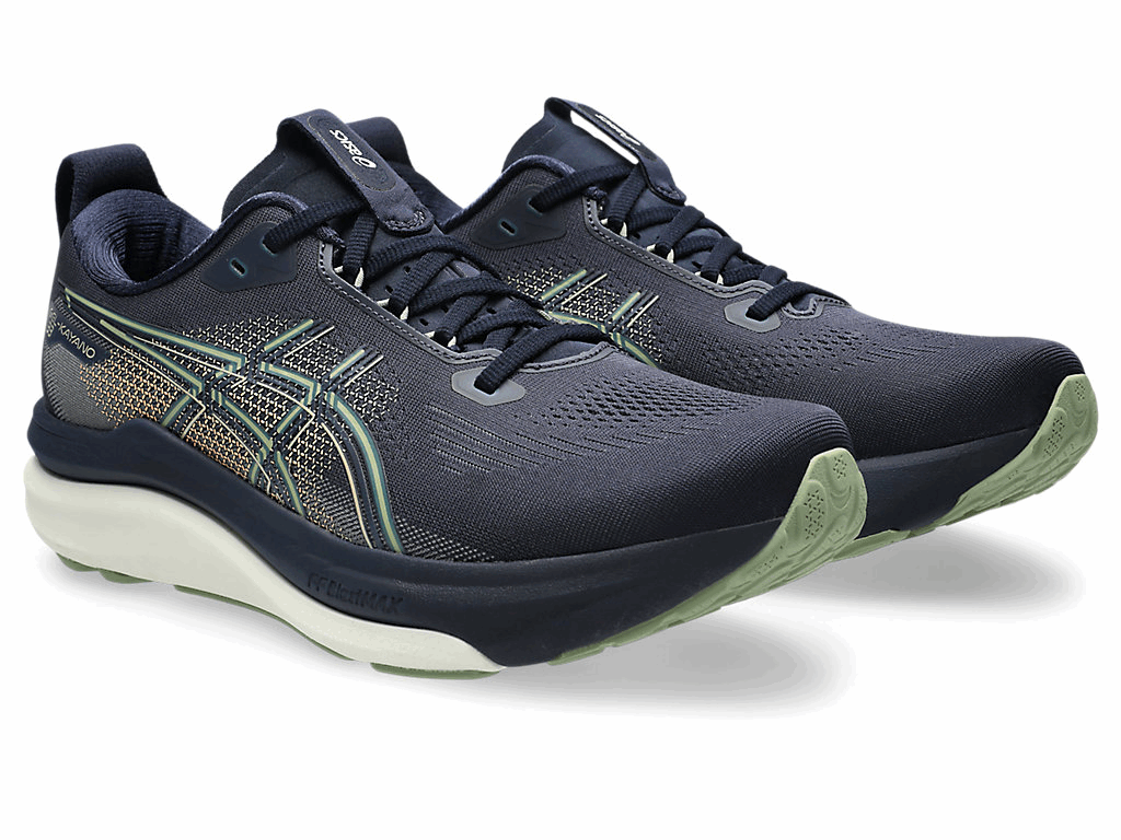 ASICS Gel-Kayano 33 Wide Men's Running Shoes In Midnight Khaki Green - Island Run Club