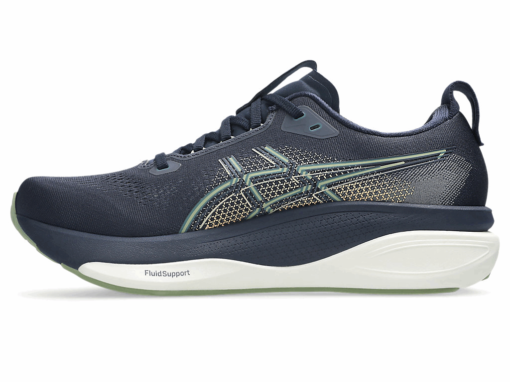 ASICS Gel-Kayano 33 Wide Men's Running Shoes In Midnight Khaki Green - Island Run Club