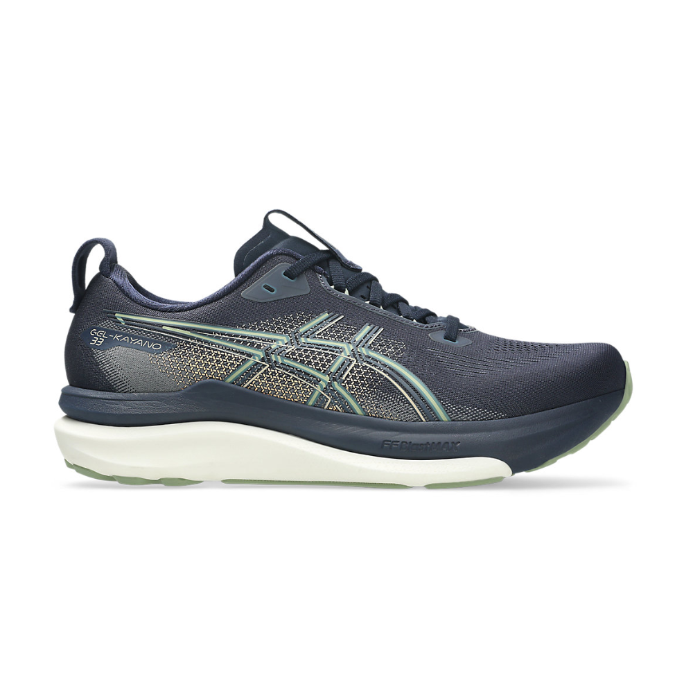 ASICS Men Gel-Kayano 33 Wide - Midnight / Khaki Green
