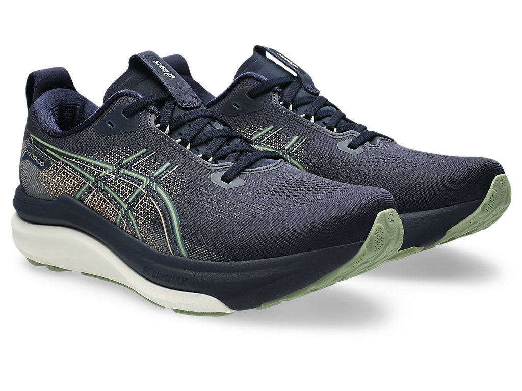 ASICS Men Gel-Kayano 33 Wide - Midnight / Khaki Green