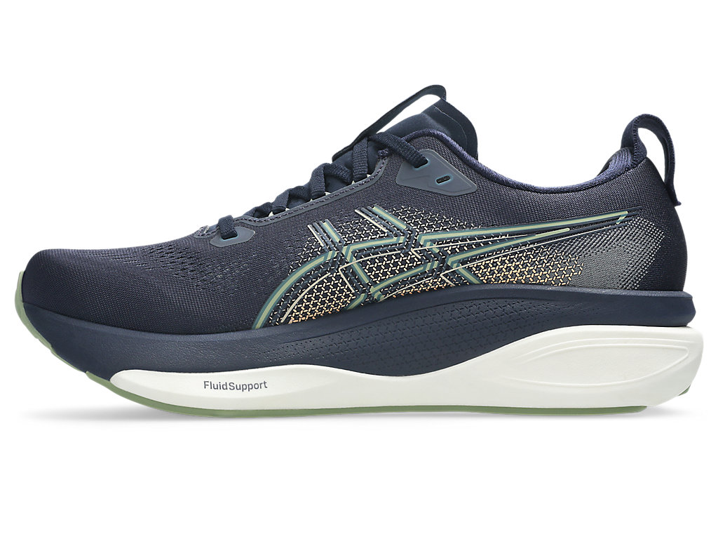 ASICS Men Gel-Kayano 33 Wide - Midnight / Khaki Green