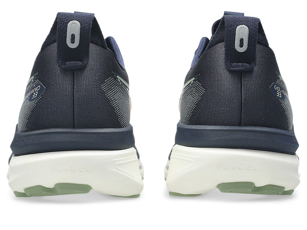 ASICS Men Gel-Kayano 33 Wide - Midnight / Khaki Green