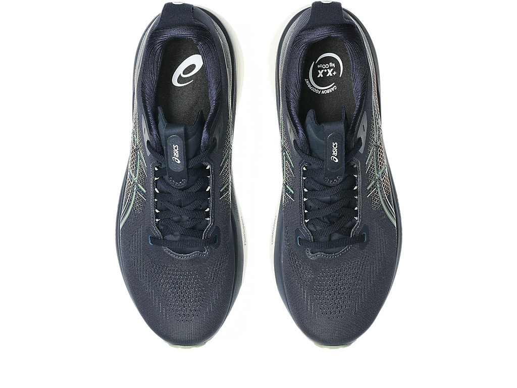 ASICS Men Gel-Kayano 33 Wide - Midnight / Khaki Green