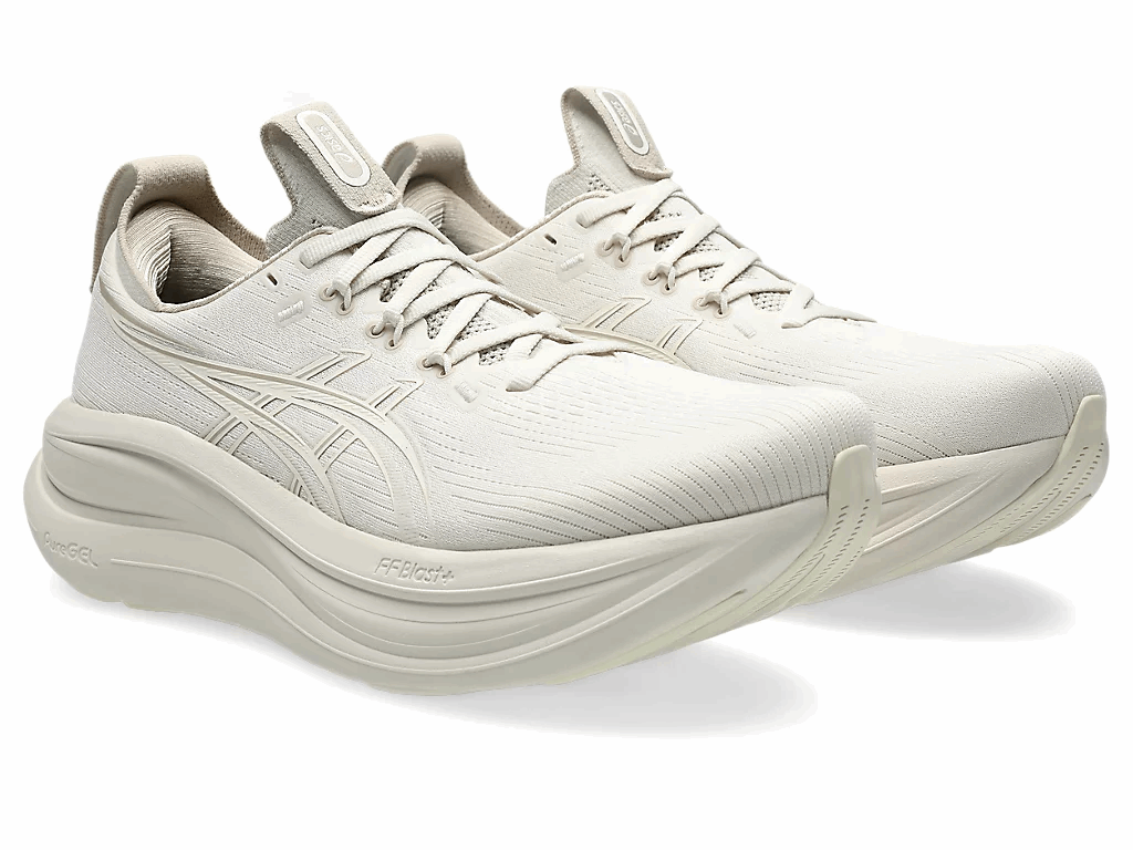 ASICS Gel-Nimbus 28 Wide Men's Running Shoes In Soft Oat Cream - Island Run Club