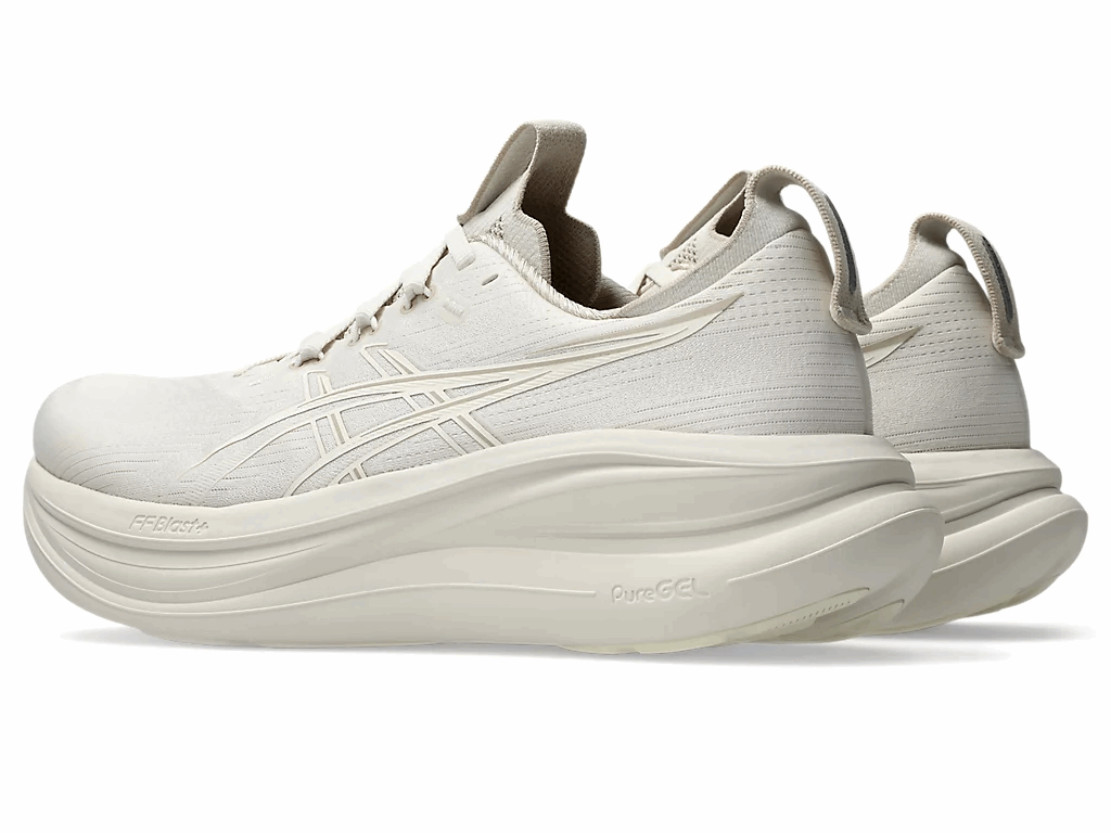 ASICS Gel-Nimbus 28 Wide Men's Running Shoes In Soft Oat Cream - Island Run Club