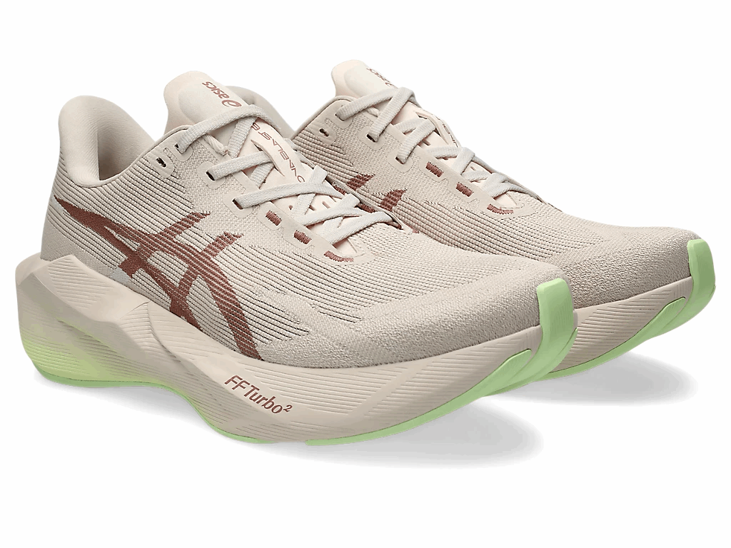 ASICS Novablast 6 Wide Men's Running Shoes In Rose Dust Illuminate Yellow - Island Run Club