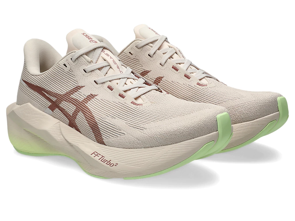ASICS Novablast 6 Wide Men's Running Shoes In Rose Dust Illuminate Yellow - Island Run Club