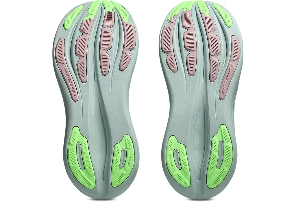 ASICS Women Gel-Nimbus 28 - Cloud Grey / Illuminate Green
