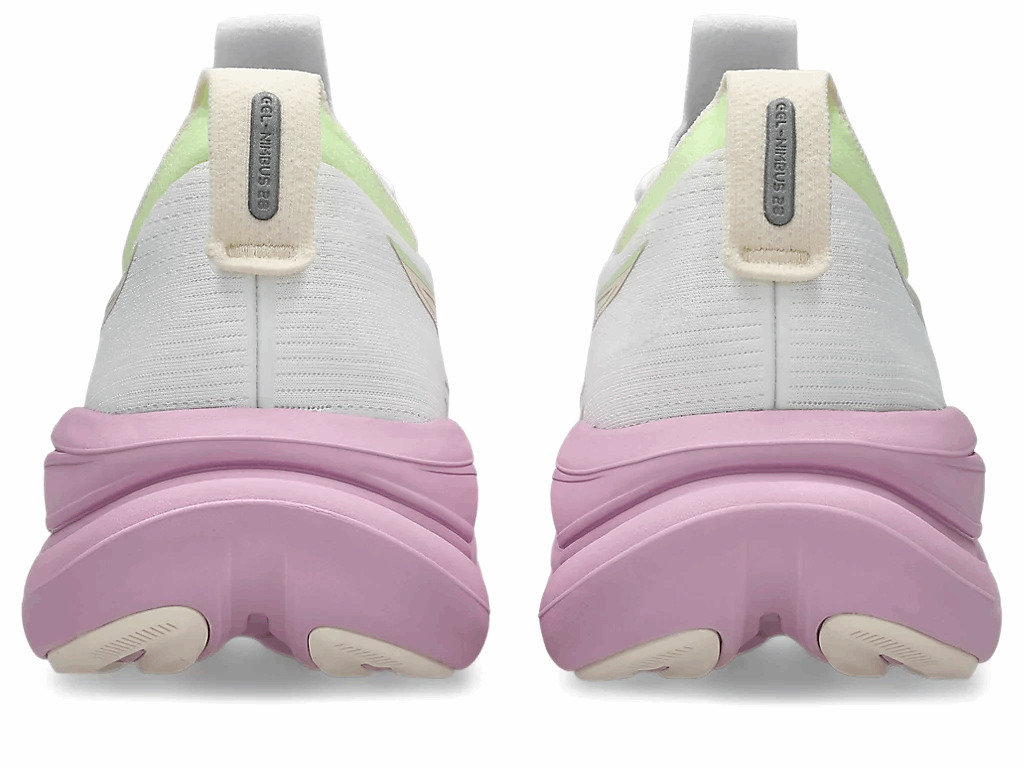 ASICS Gel-Nimbus 28 Wide Women's Running Shoes In White Hazy Lilac - Island Run Club
