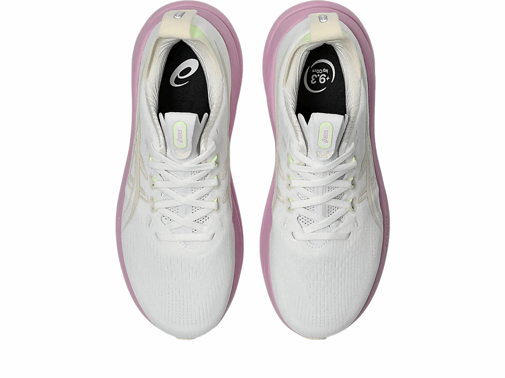 ASICS Gel-Nimbus 28 Wide Women's Running Shoes In White Hazy Lilac - Island Run Club