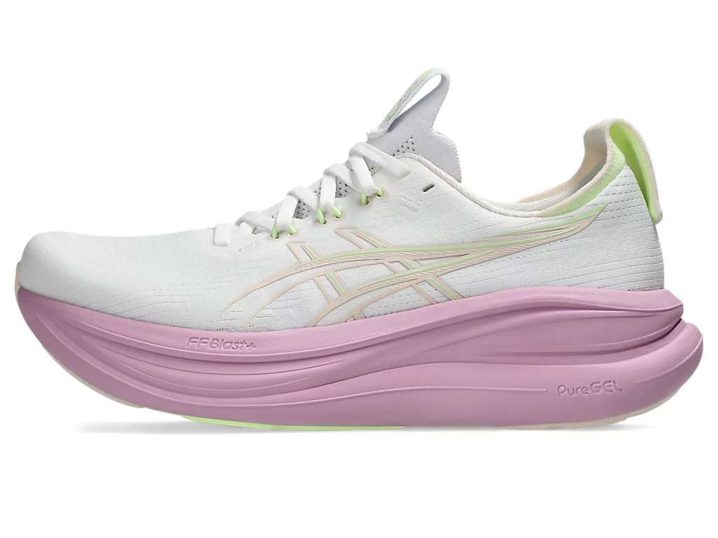 ASICS Women Gel-Nimbus 28 Wide - White / Hazy Lilac