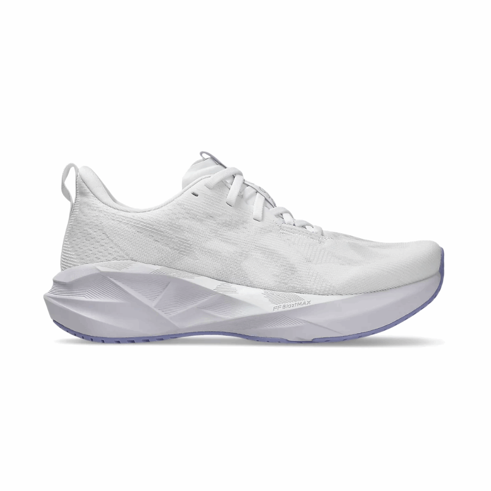 ASICS Novablast 5 Wide Women's Running Shoes In White Lilac Hint - Island Run Club