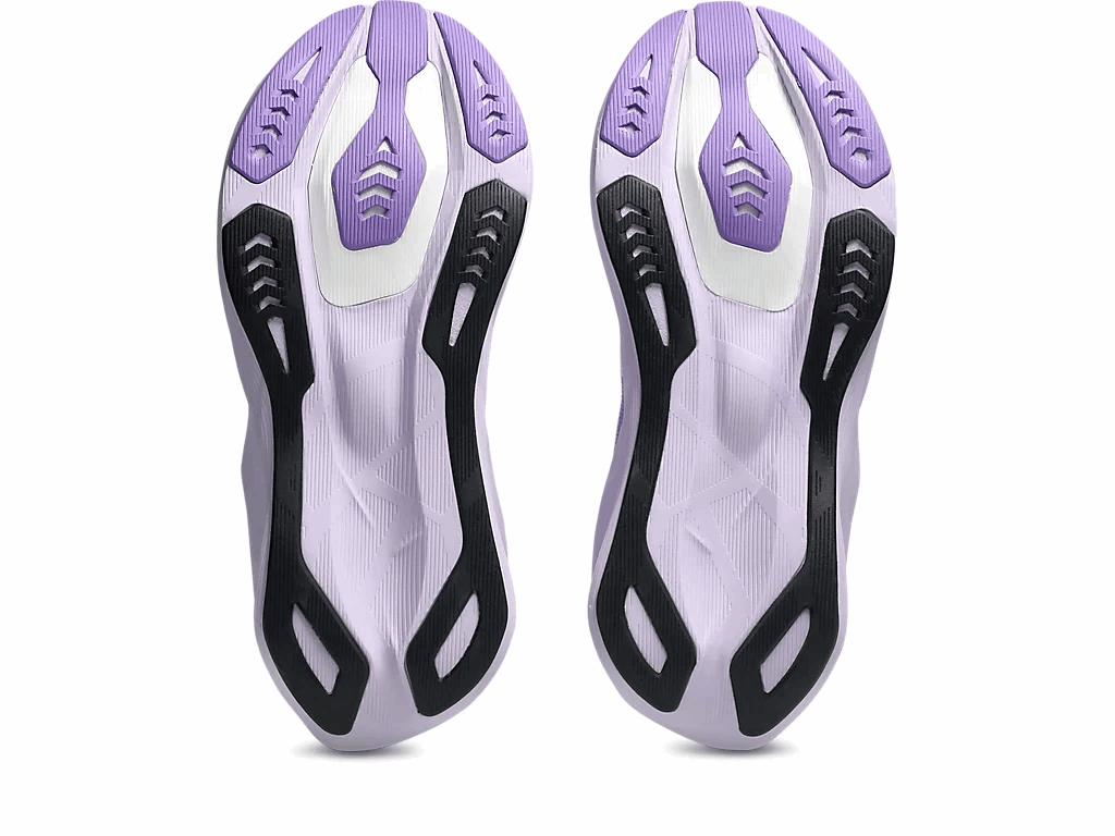 ASICS Novablast 6 Wide Men's Running Shoes In White Murasaki - Island Run Club