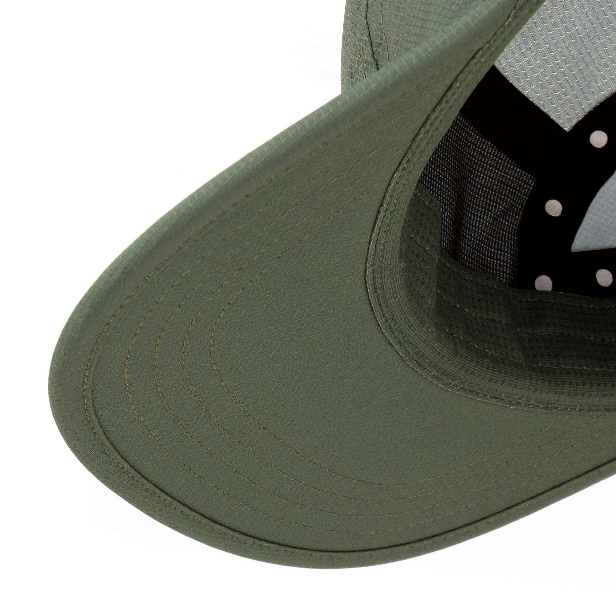 Kombu green Ciele GOCap Classic cap with curved brim, stitched seams, and textured fabric.