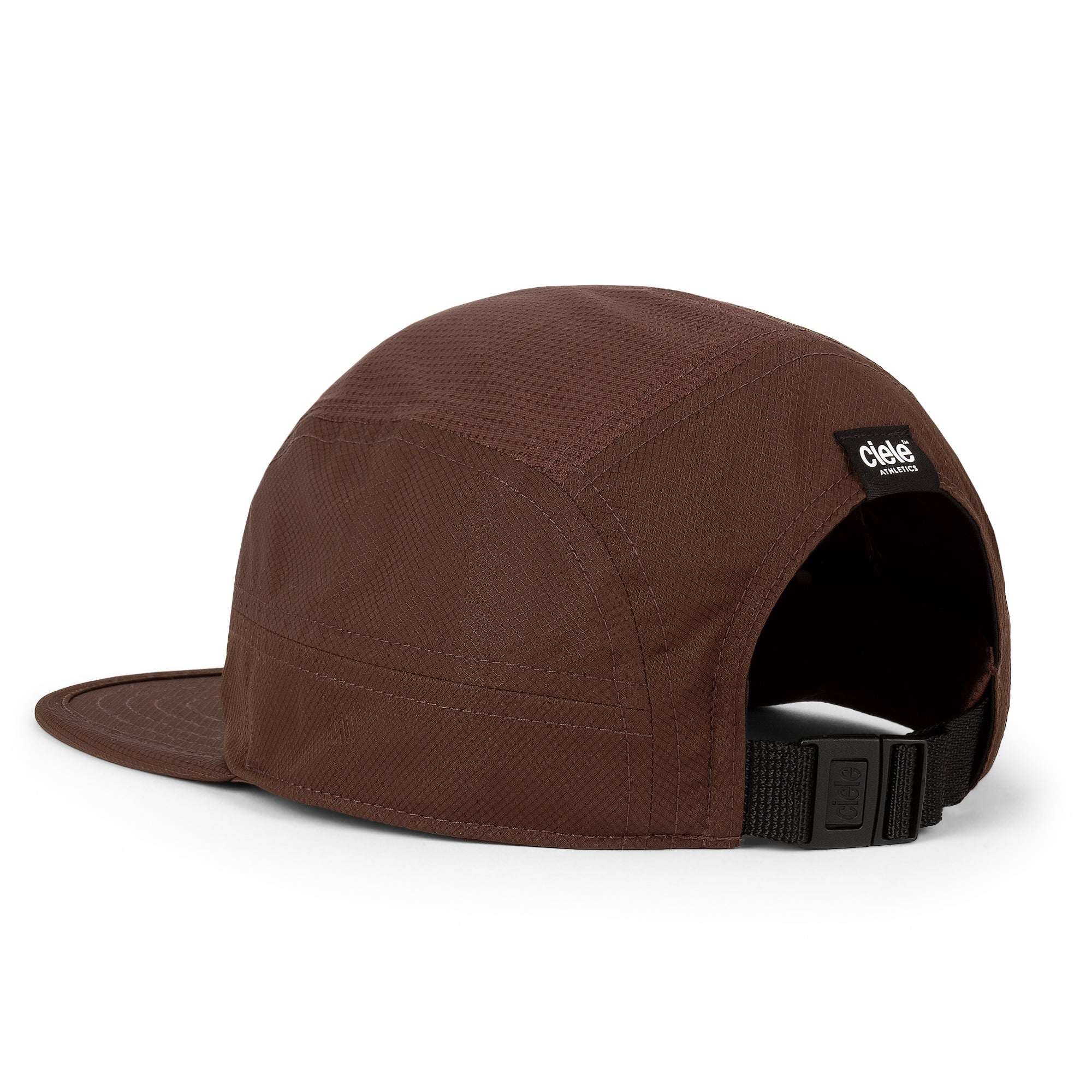 Brown Ciele Athletics GOCap Classic running cap with adjustable back strap