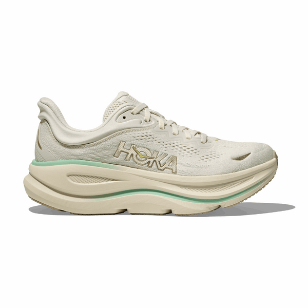 HOKA Women Bondi 9 Wide - Truffle Salt / Sea Glass