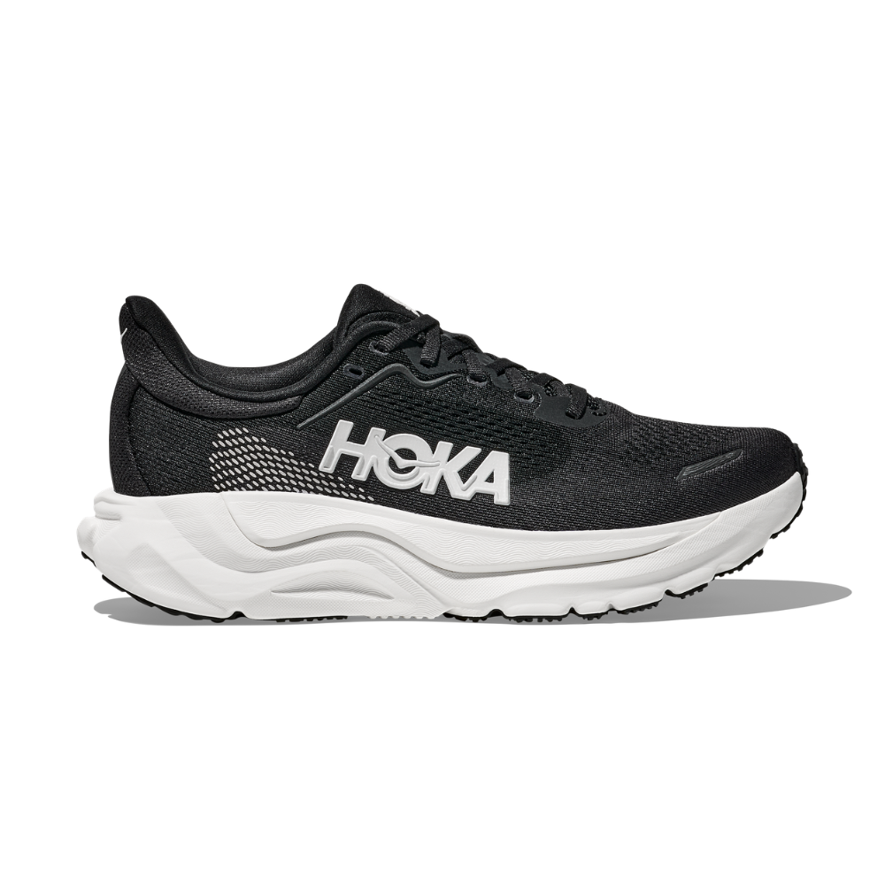 HOKA Arahi 9 Wide Men's Running Shoes In Black White -  Island Run Club Singapore