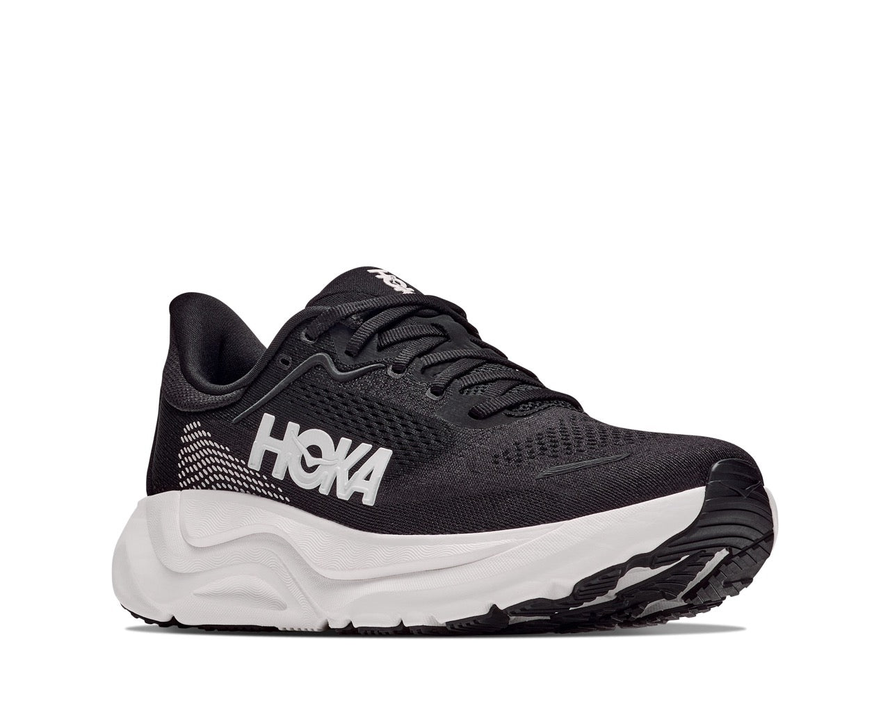 HOKA Arahi 9 Wide Men's Running Shoes In Black White -  Island Run Club Singapore