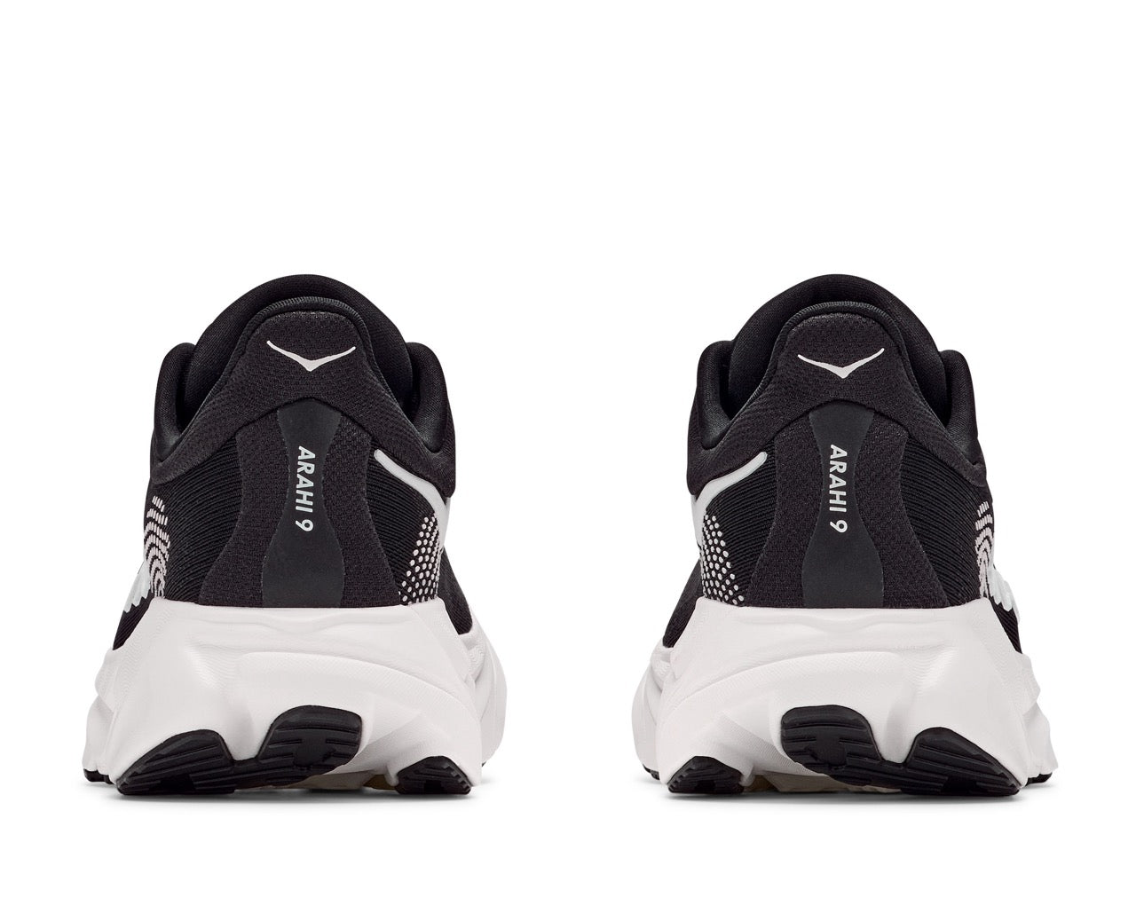 HOKA Arahi 9 Wide Men's Running Shoes In Black White -  Island Run Club Singapore
