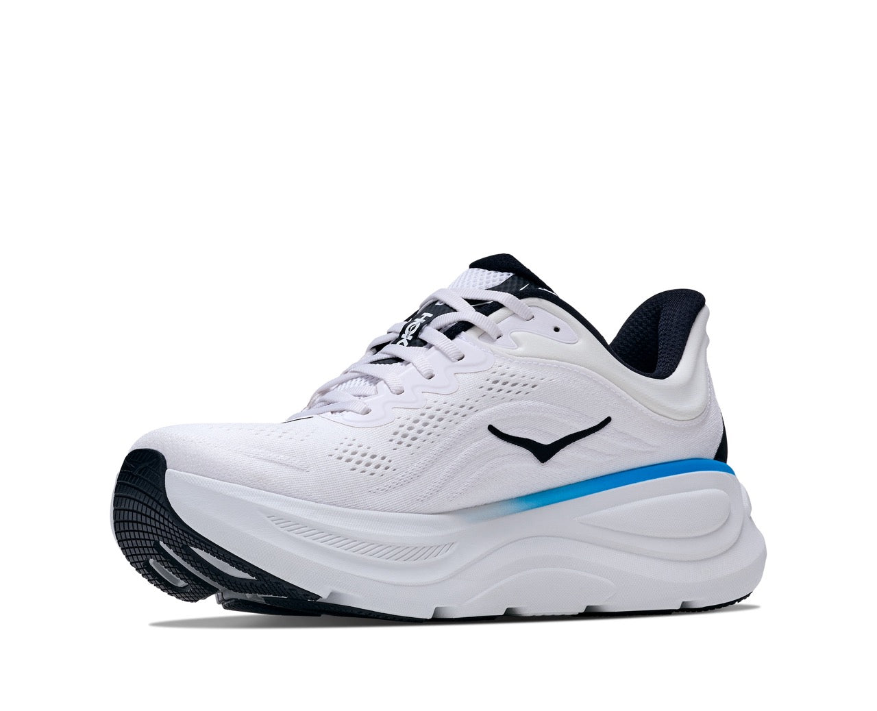 HOKA Bondi 9 Wide Men's Running Shoes In Frost Black -  Island Run Club Singapore