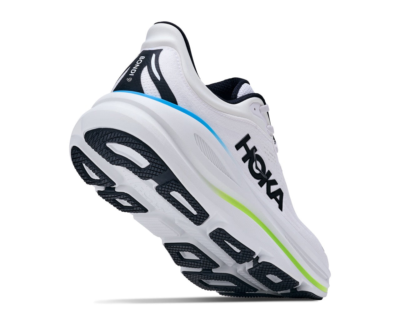 HOKA Bondi 9 Wide Men's Running Shoes In Frost Black -  Island Run Club Singapore