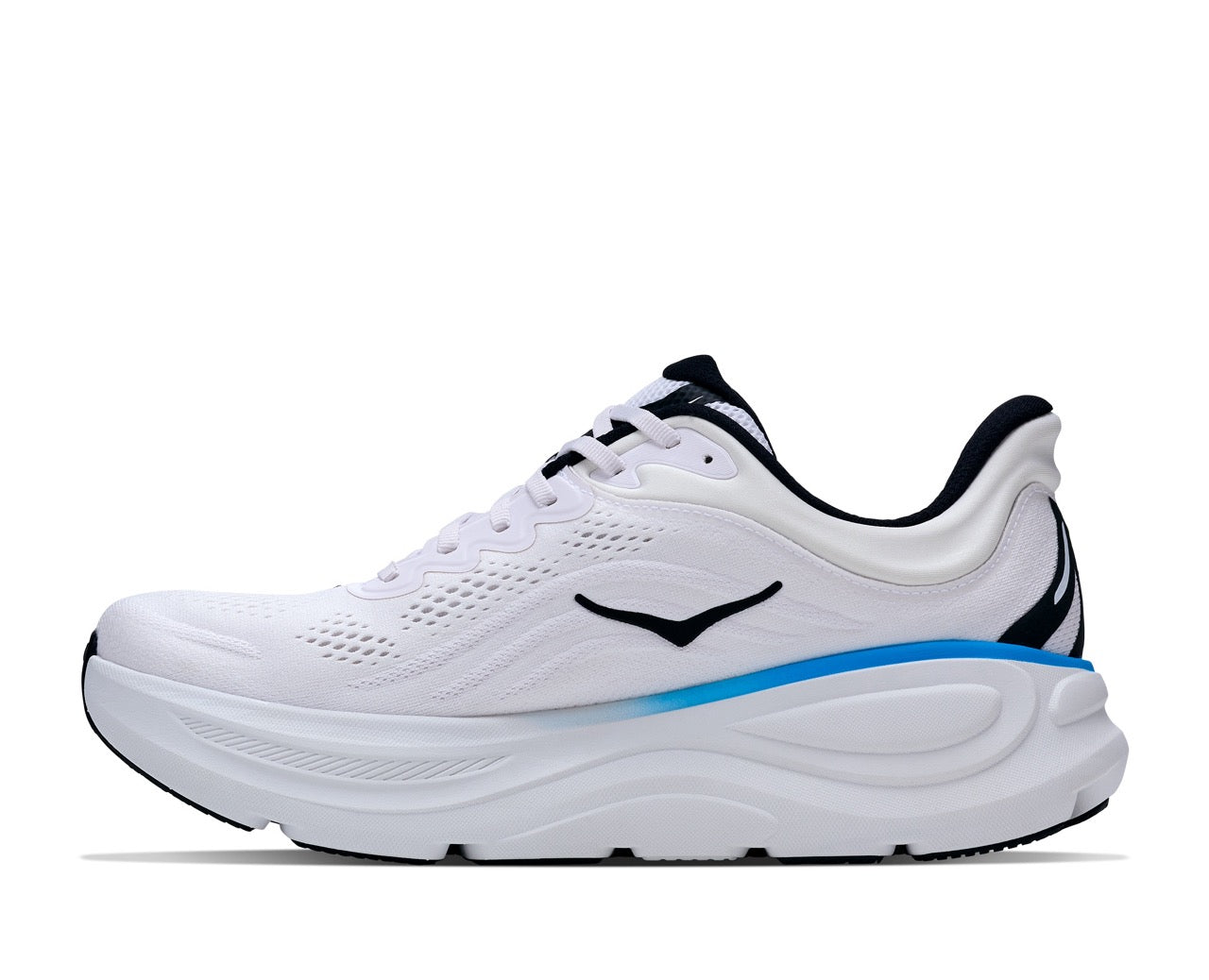 HOKA Bondi 9 Wide Men's Running Shoes In Frost Black -  Island Run Club Singapore