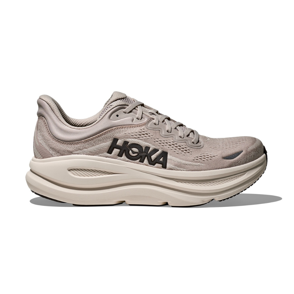 HOKA Bondi 9 Wide Men's Running Shoes In River Rock Grey Alabaster -  Island Run Club Singapore