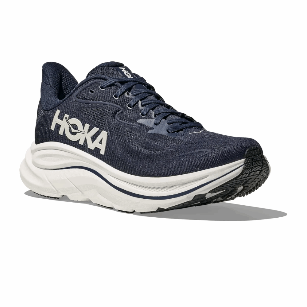 HOKA Men Clifton 10 Wide - Navy / White