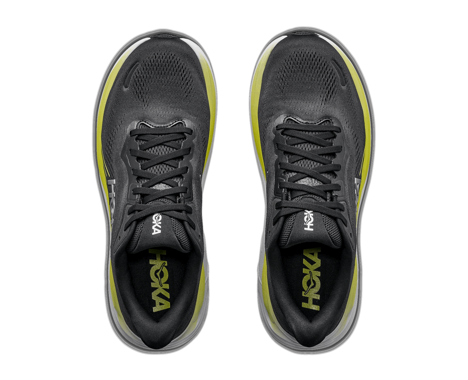 HOKA Clifton 11 Wide Men's Running Shoes In  Black Cosmic Grey -  Island Run Club Singapore