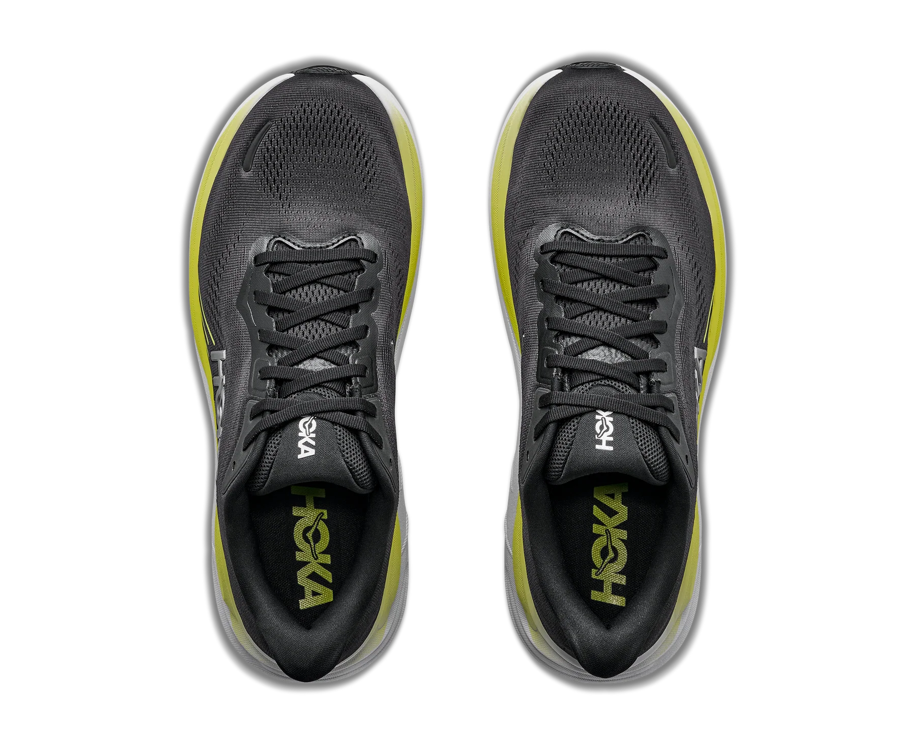 HOKA Clifton 11 Wide Men's Running Shoes In  Black Cosmic Grey -  Island Run Club Singapore