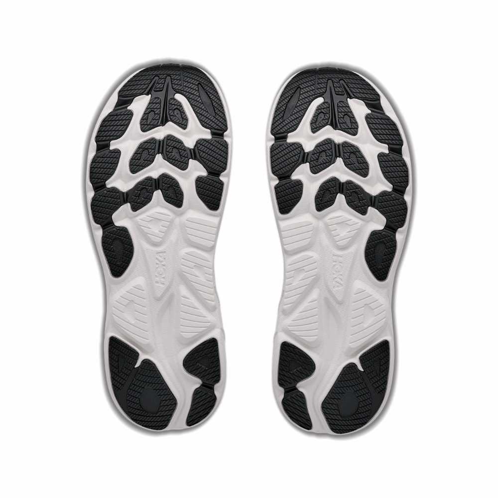 HOKA  Clifton 11 Wide Men's Running Shoes In Frost Black -  Island Run Club Singapore