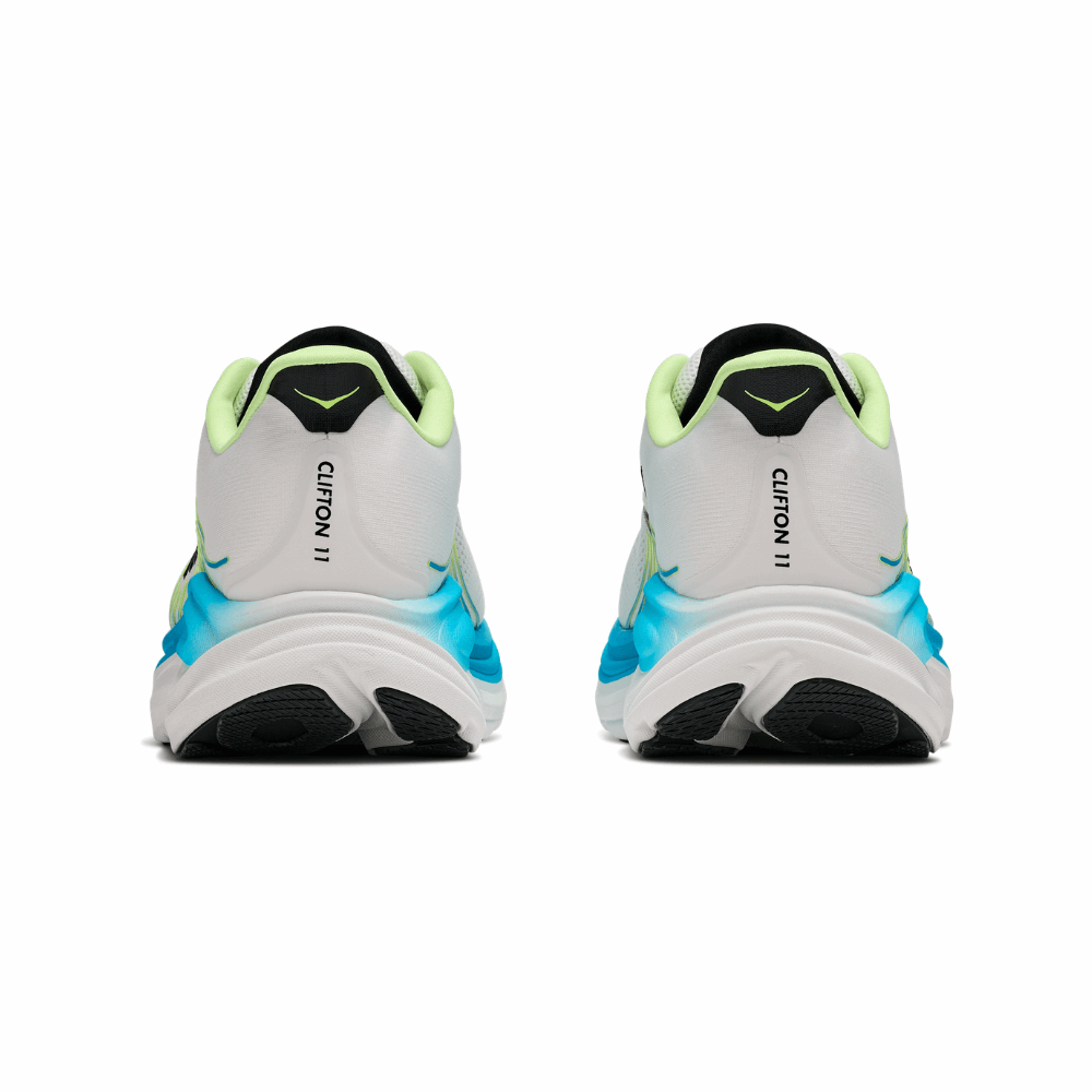 HOKA  Clifton 11 Wide Men's Running Shoes In Frost Black -  Island Run Club Singapore