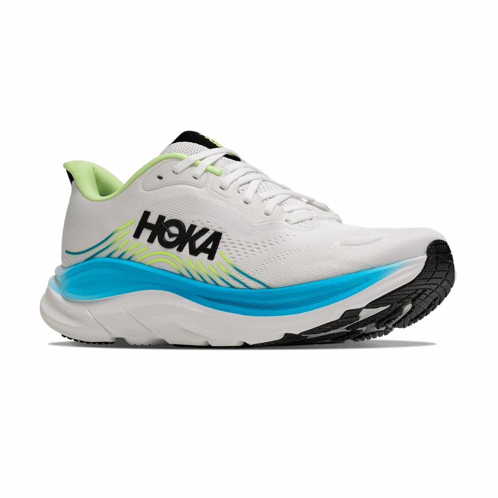 HOKA  Clifton 11 Wide Men's Running Shoes In Frost Black -  Island Run Club Singapore