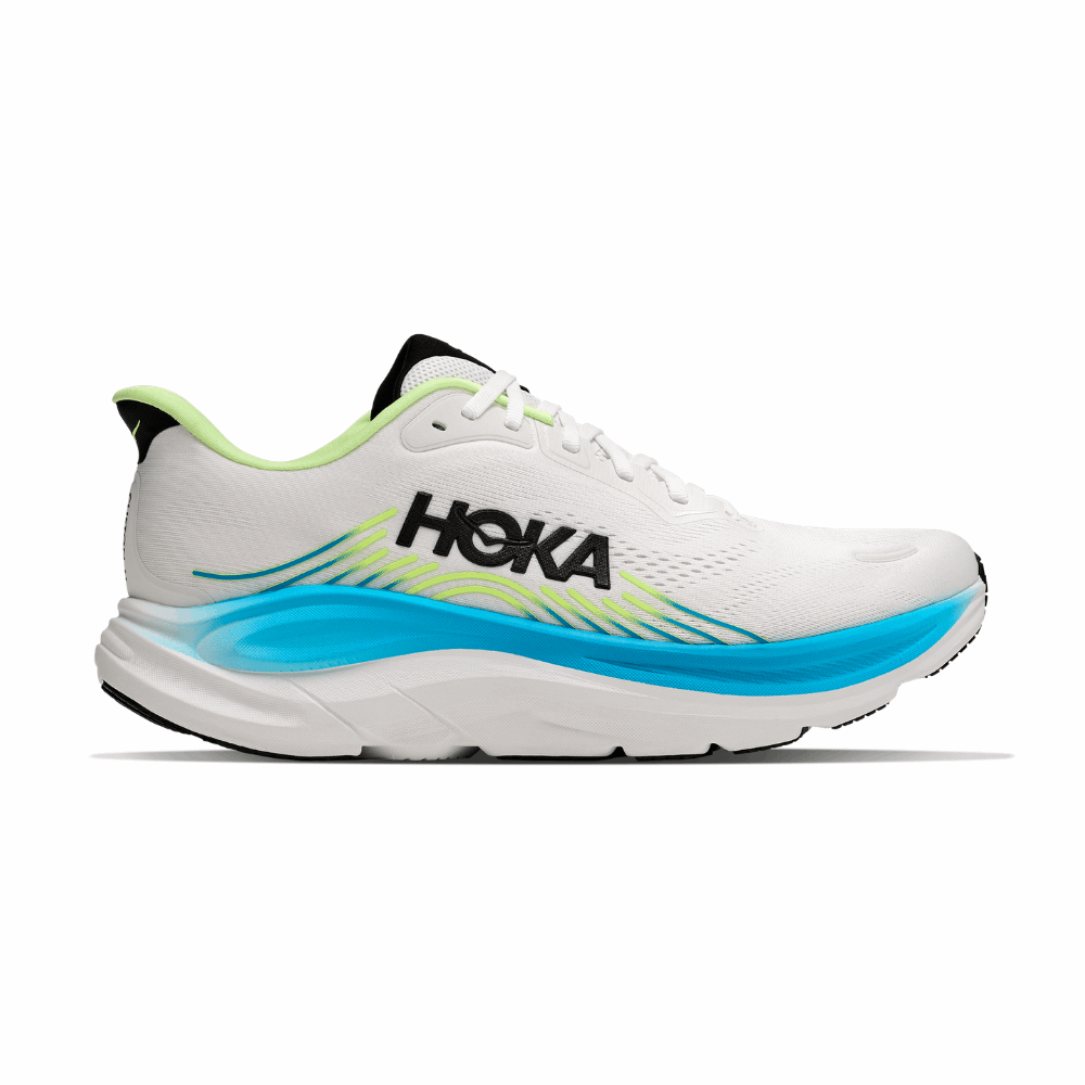 HOKA  Clifton 11 Wide Men's Running Shoes In Frost Black -  Island Run Club Singapore
