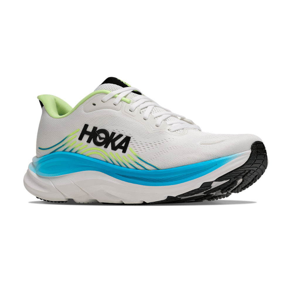 HOKA  Clifton 11 Wide Men's Running Shoes In Frost Black -  Island Run Club Singapore
