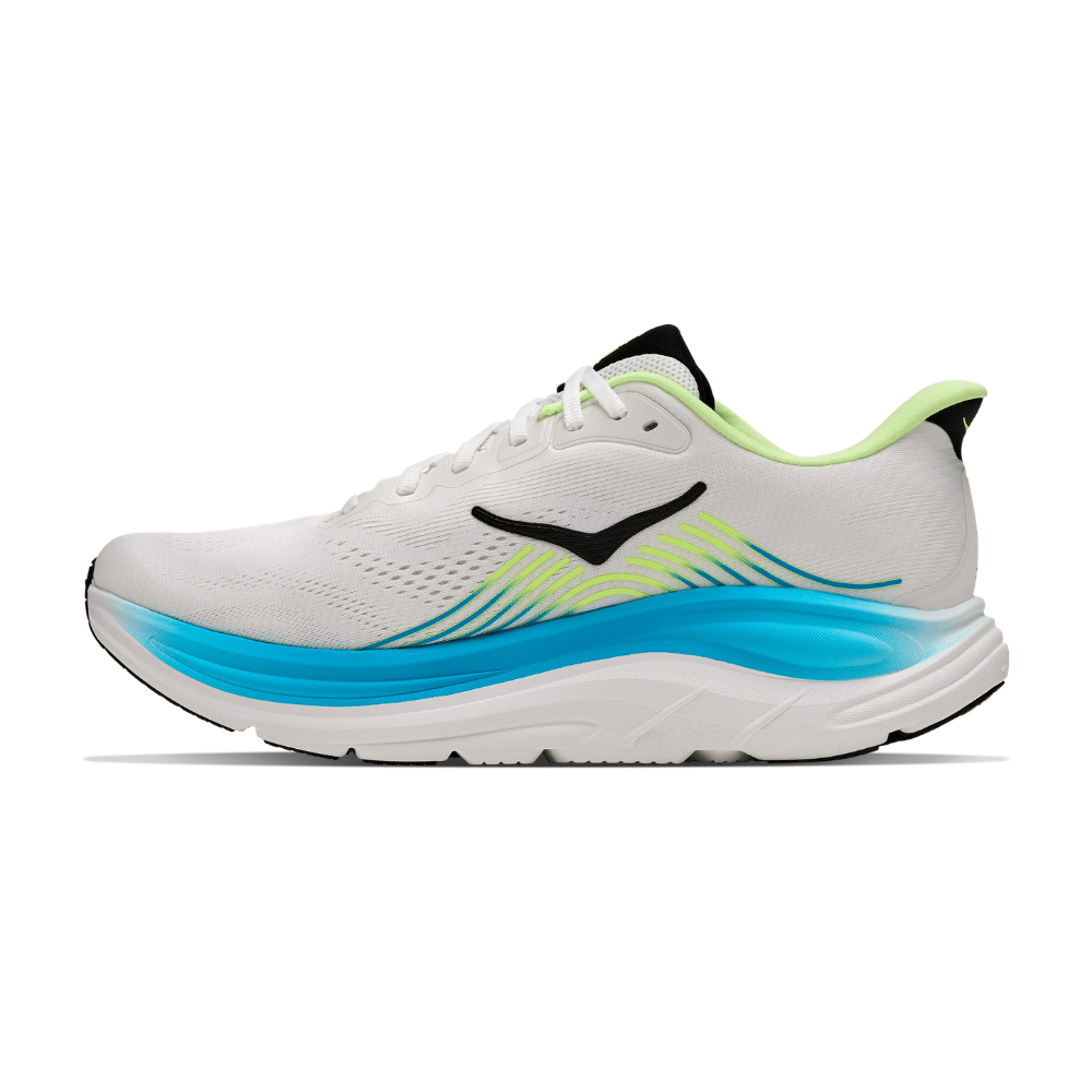 HOKA  Clifton 11 Wide Men's Running Shoes In Frost Black -  Island Run Club Singapore