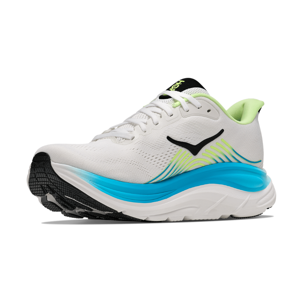 HOKA  Clifton 11 Wide Men's Running Shoes In Frost Black -  Island Run Club Singapore
