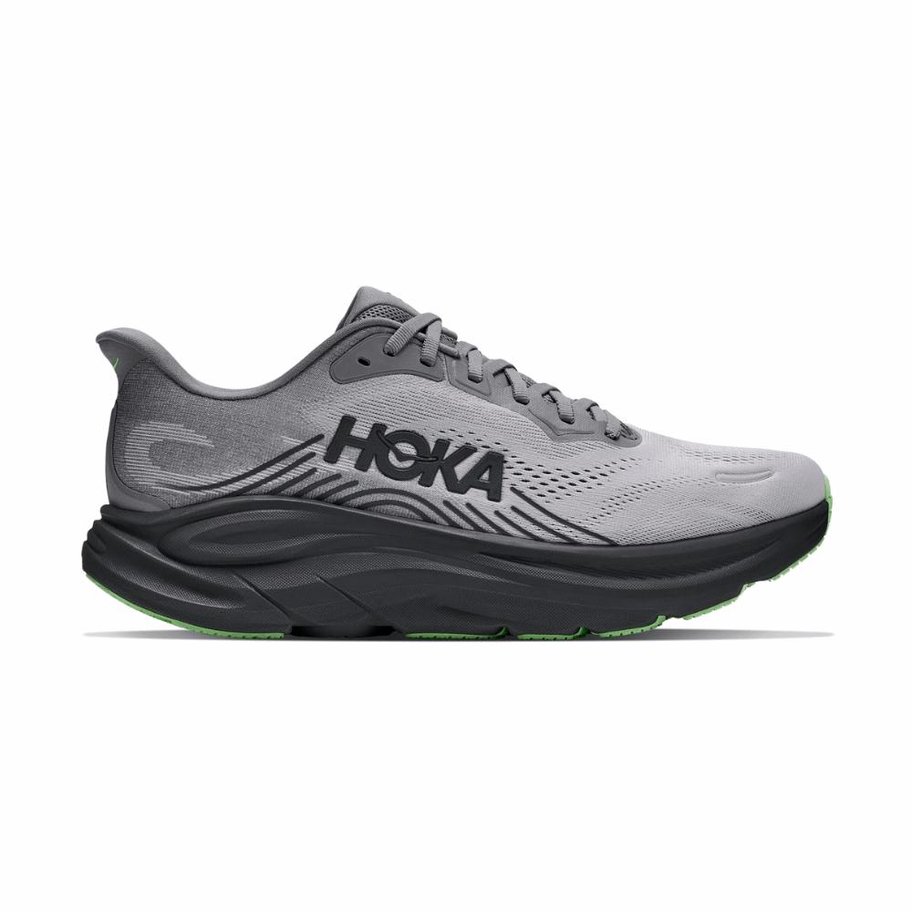 HOKA Clifton 11 Wide Men's Running Shoes In Galactic Grey Stardust -  Island Run Club Singapore
