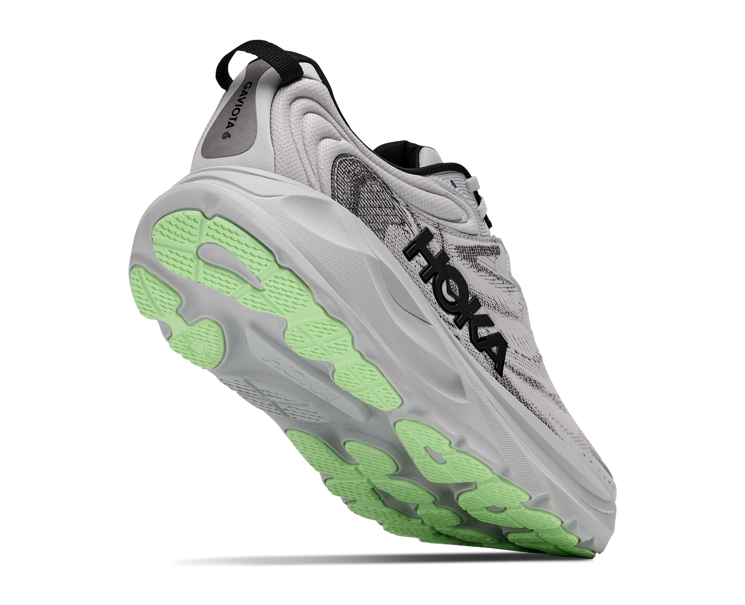 HOKA Gaviota 6 Wide Men's Running Shoes In  Stardust Black -  Island Run Club Singapore
