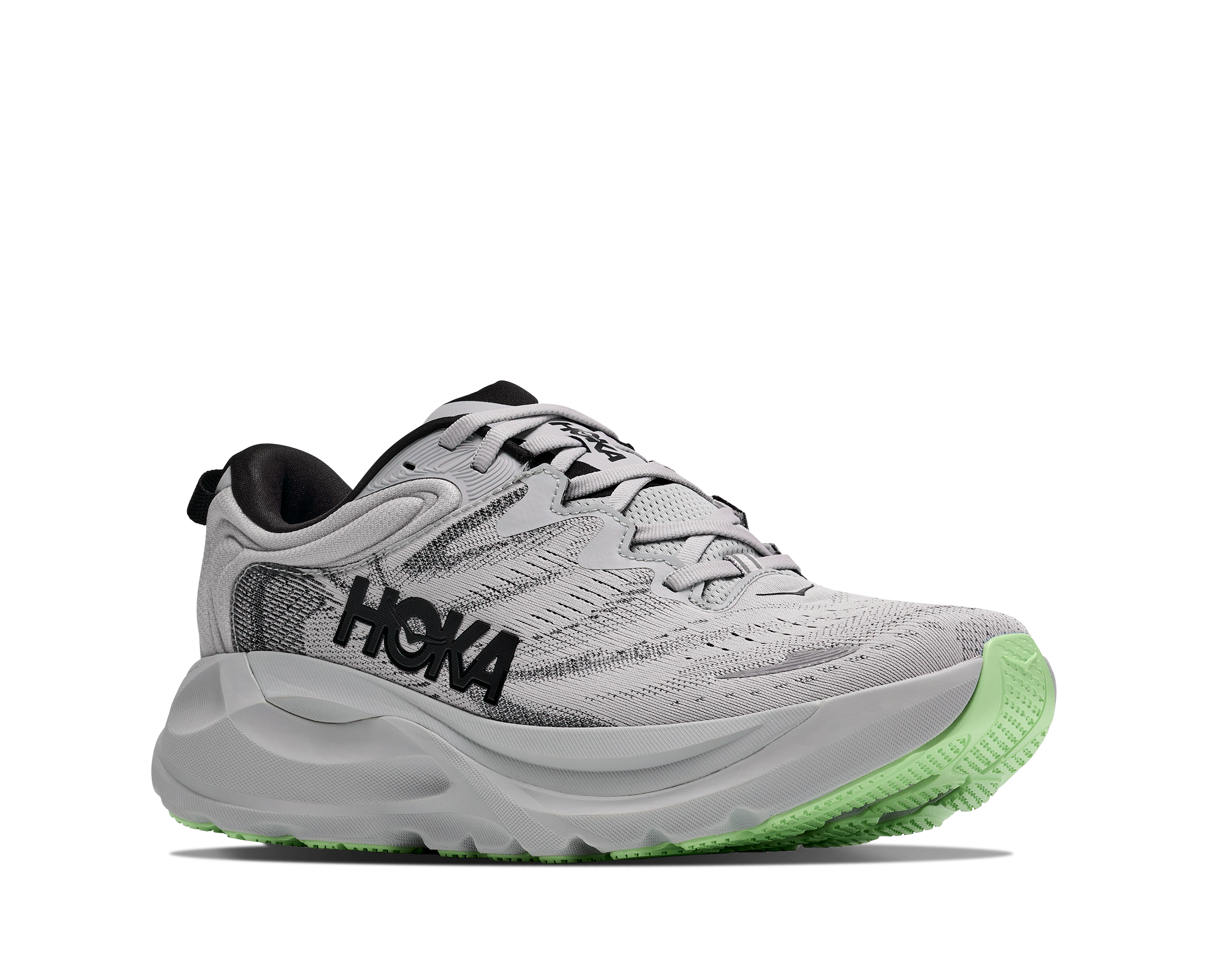 HOKA Gaviota 6 Wide Men's Running Shoes In  Stardust Black -  Island Run Club Singapore