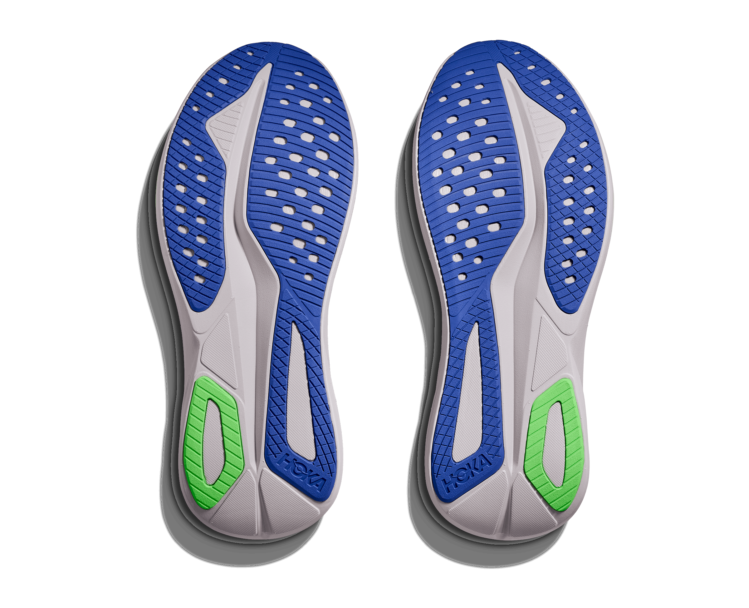 HOKA Men Mach 7 - Ash Grey / Cobalt Blue