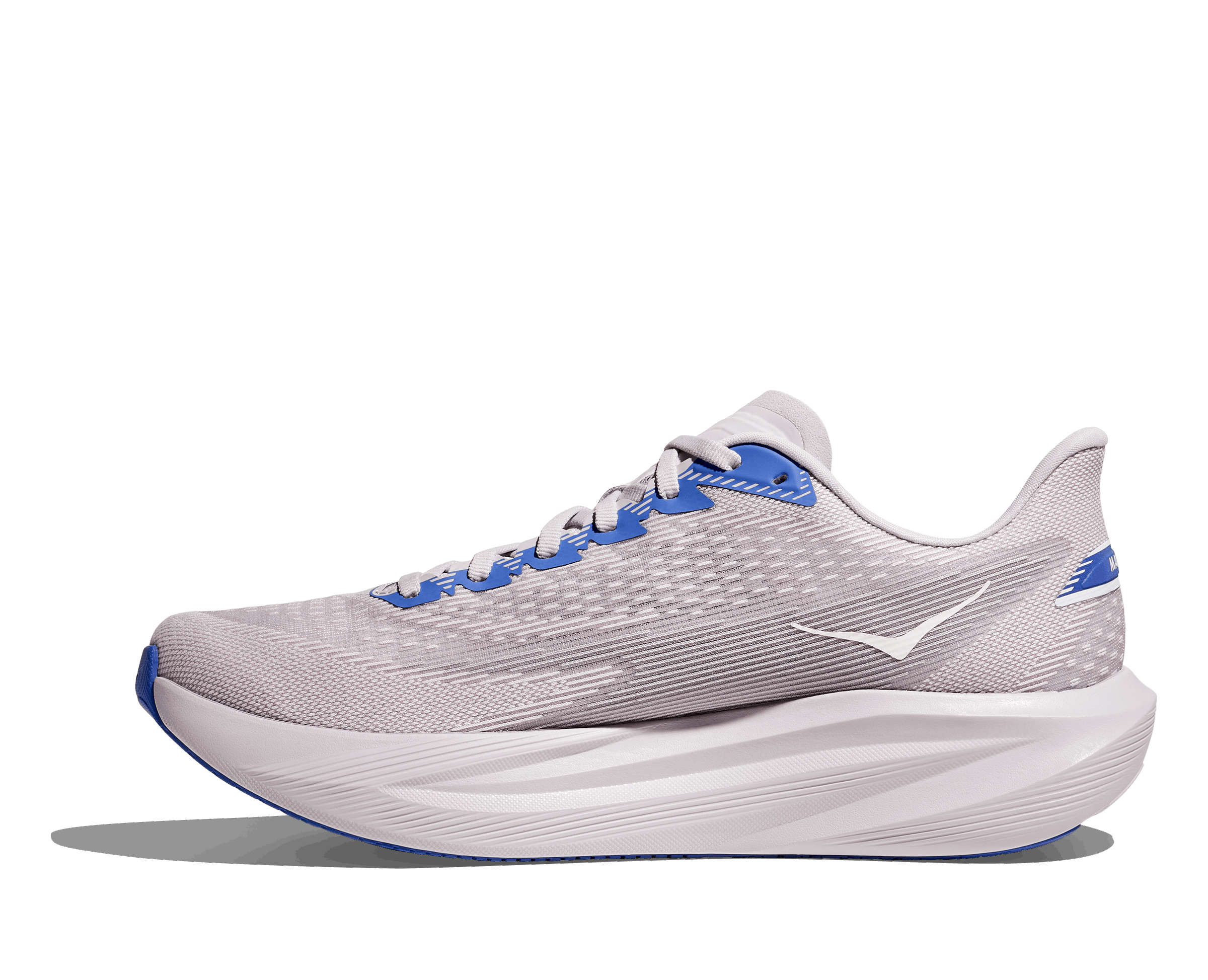 HOKA Men Mach 7 - Ash Grey / Cobalt Blue