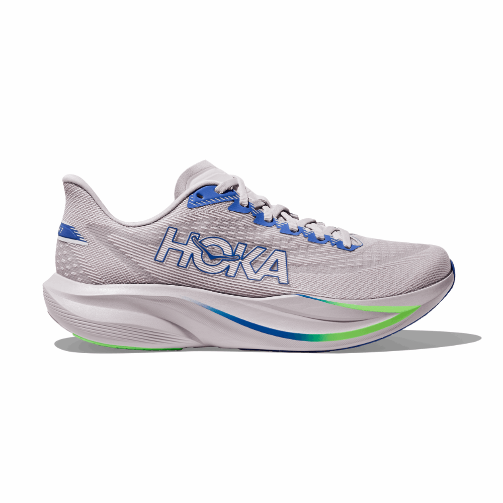 HOKA Men Mach 7 - Ash Grey / Cobalt Blue